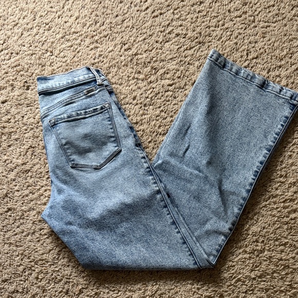 KanCan Light Blue Wash Roxana Ultra High Rise 90's Flare Jeans 24 - Picture 3 of 5